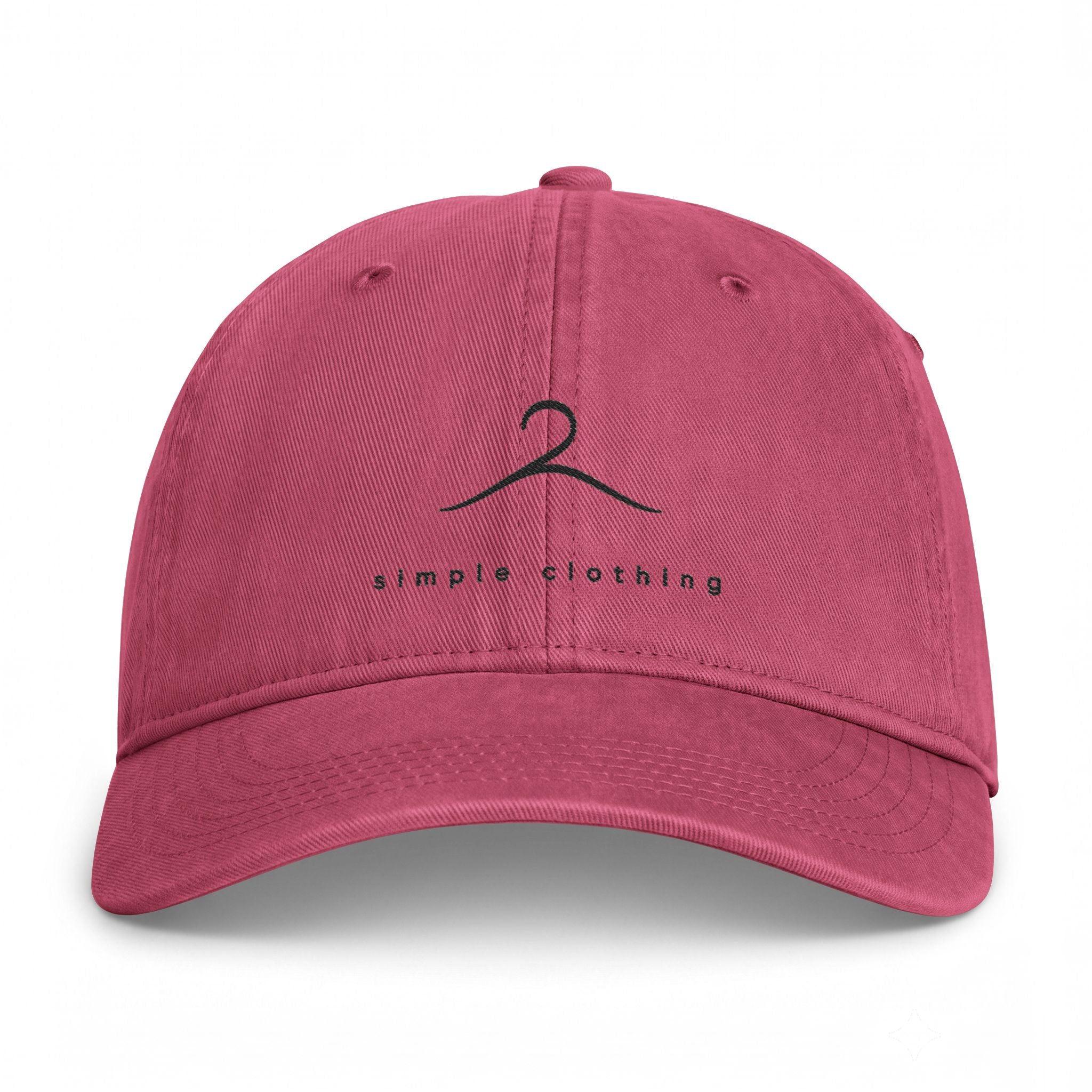 Washed Cap – Simple Embroidered Hat