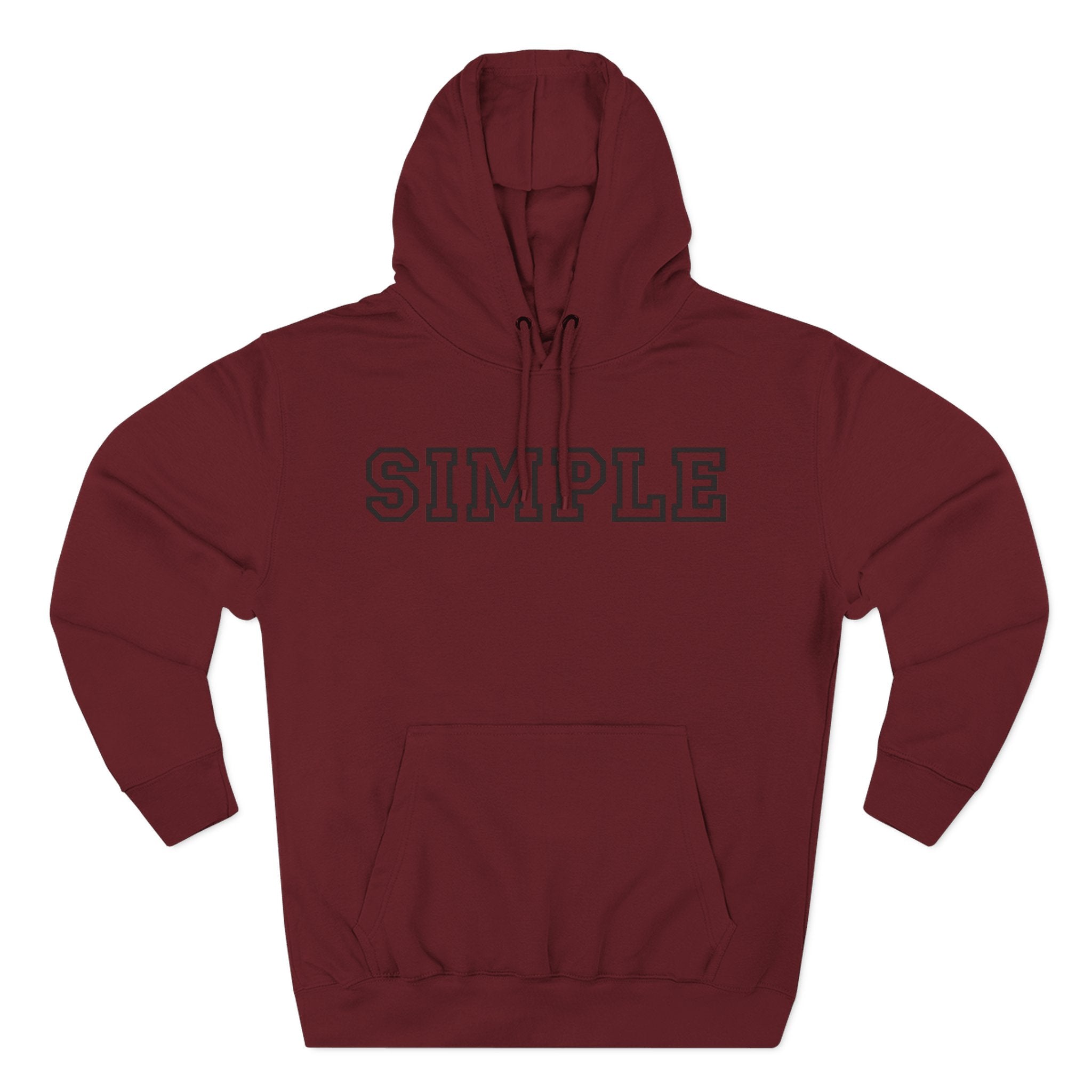 Simple print hoodie