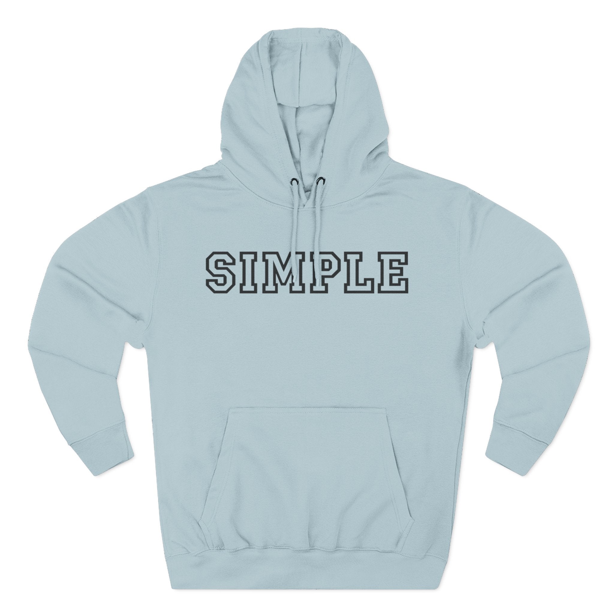 Simple print hoodie