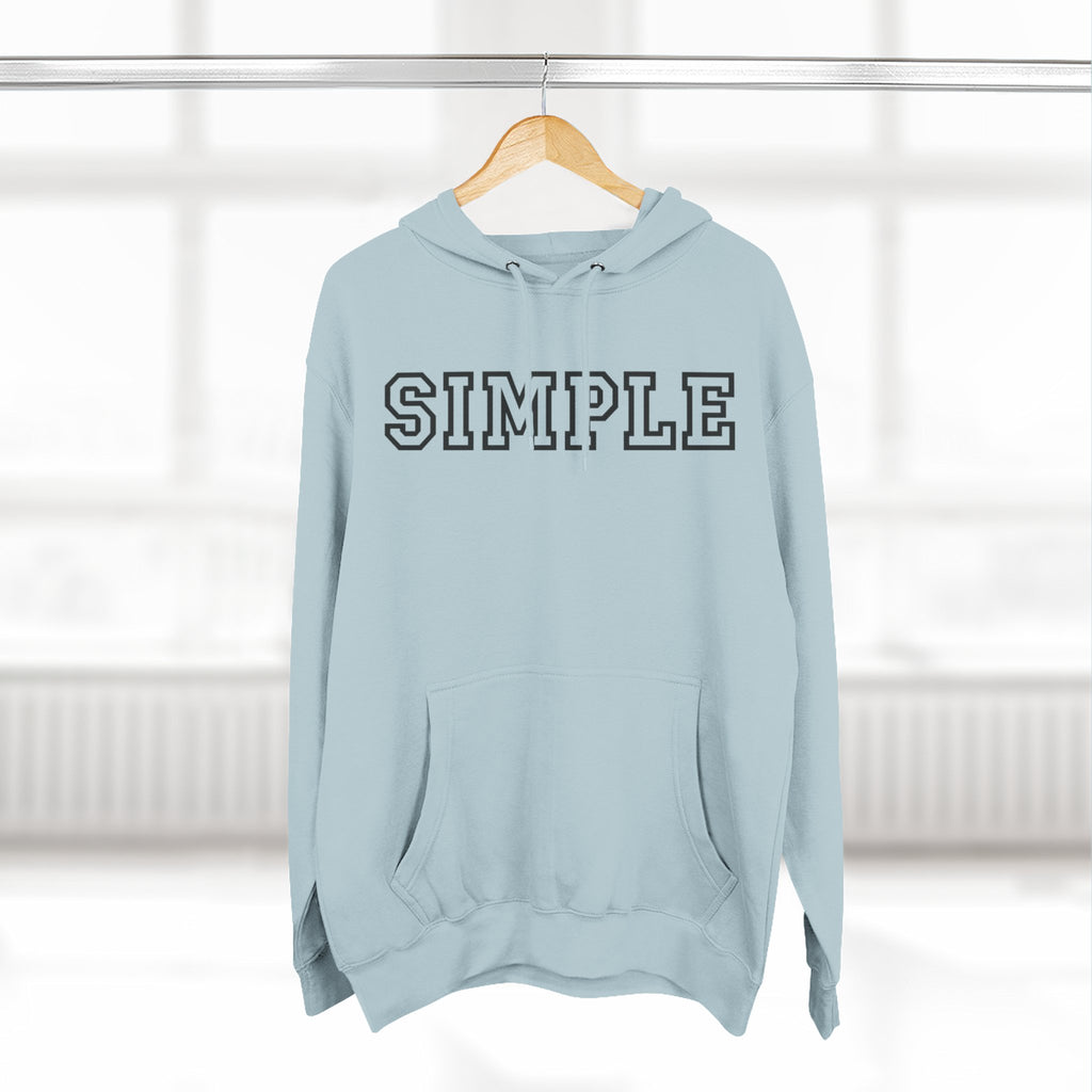 Simple print hoodie