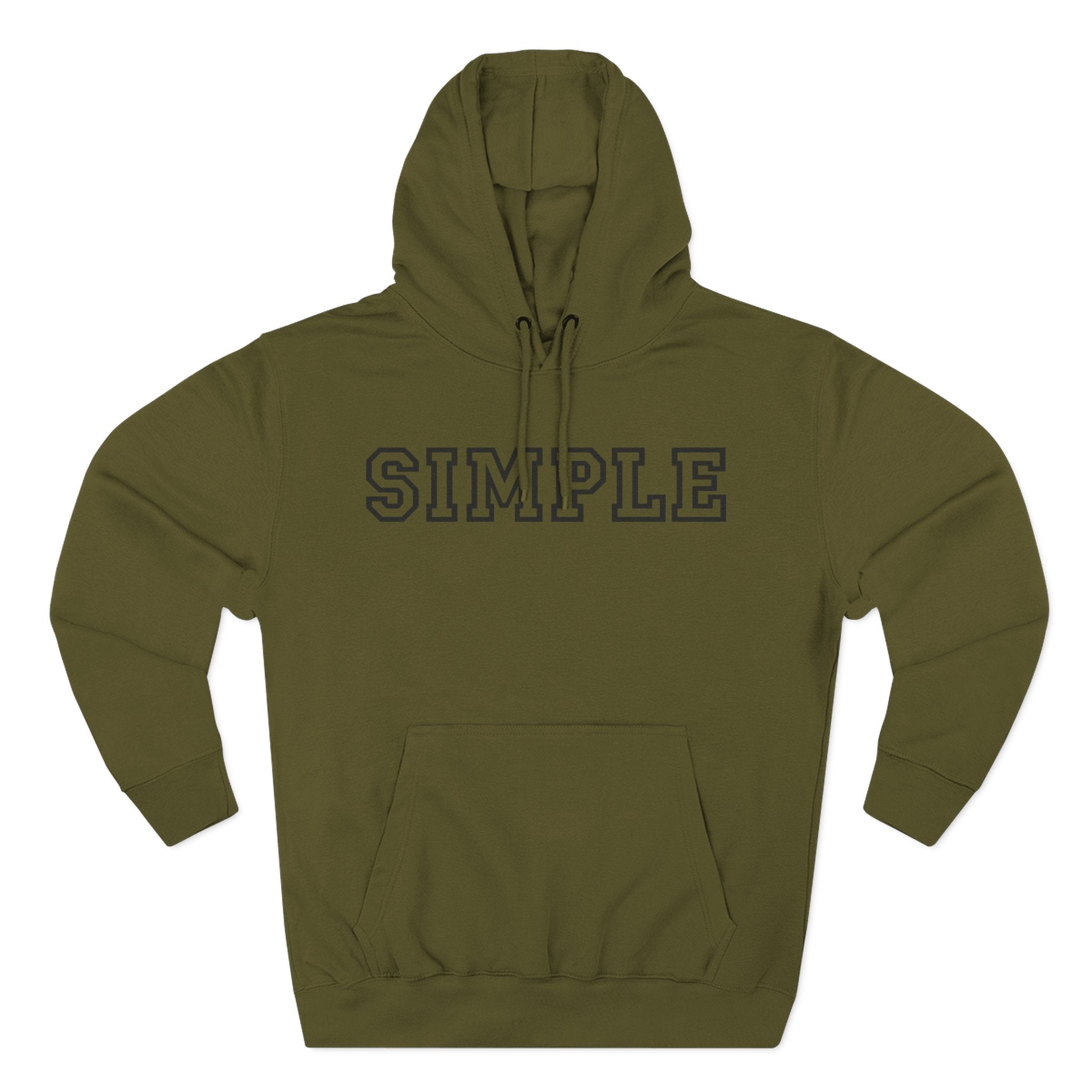 Simple print hoodie
