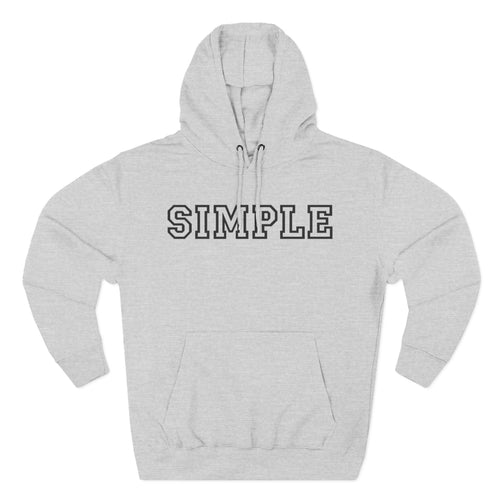 Simple print hoodie